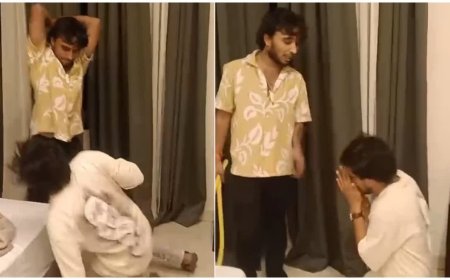 स्पा संचालक से मारपीट का वीडियो वायरल; पैसे के लेनदेन और रैकेट से जुड़े होने की चर्चा