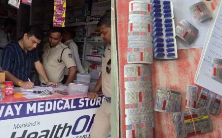 भोपाल में पुलिस और ड्रग विभाग की बड़ी कार्रवाई, बंजारी इलाके से भारी मात्रा में प्रतिबंधित दवाएं जब्त