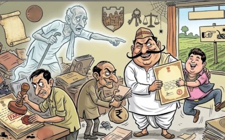 68 साल पहले मरे ब्राह्मण की जाति बदलकर 3 बीघा जमीन हड़पी; बड़नगर में तहसीलदार-पटवारी और सरपंच पर गंभीर आरोप