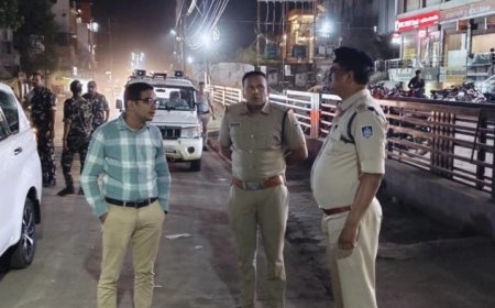 शहर में पुलिस की मुस्तैदी; एसपी अगम जैन ने खुद संभाली कमान, संदिग्ध वाहनों और गतिविधियों पर पैनी नजर