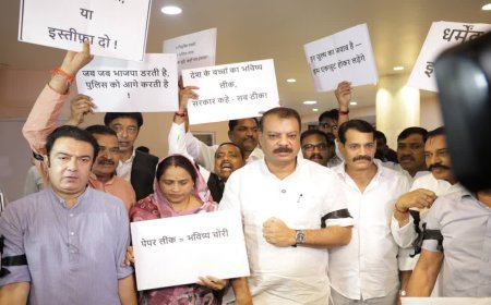 'युवाओं के भविष्य से खिलवाड़!' नीट विवाद पर विधानसभा में तीखी बहस; विपक्ष का हंगामा