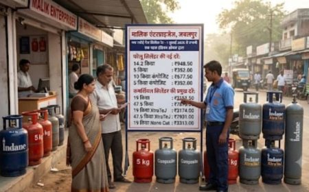 जबलपुर में रसोई गैस सिलेंडर की नई दरें लागू; जानिए क्या हैं घरेलू और कमर्शियल सिलेंडर के लेटेस्ट दाम