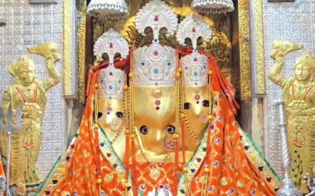 नलखेड़ा बगलामुखी मंदिर में प्राइवेट संस्था का अवैध कब्जा; बिना अनुमति ले रहे थे नकद और सोना, कलेक्टर ने दिए जांच के आदेश
