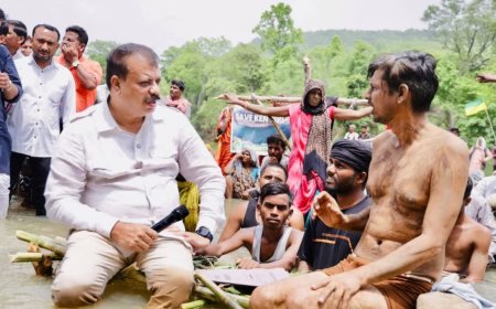 '30 साल पहले गांव छोड़ने वालों को बांटा मुआवजा' - केन-बेतवा लिंक प्रोजेक्ट पर उमंग सिंघार के तीखे सवाल