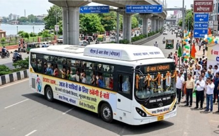 भोपाल में 30 जुलाई से शुरू होगा ई-बसों का कमर्शियल संचालन, पहले चरण में दो रूटों पर दौड़ेंगी 10 बसें