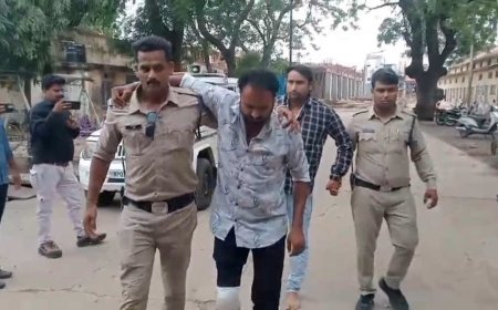 सर्राफा व्यापारी के घर फायरिंग करने वाले मुख्य आरोपी गिरफ्तार; पुलिस मुठभेड़ में हुए घायल