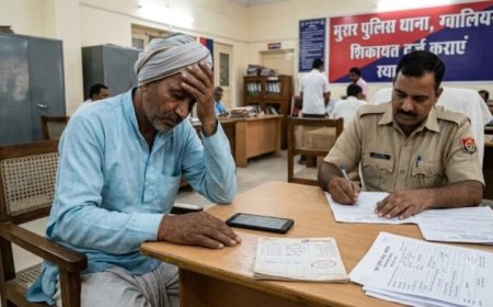 मुरार में किसान का फोन 3 दिन तक रहा बंद, सर्विस सेंटर पहुंचे तो उड़ चुके थे लाख रुपये; FIR दर्ज