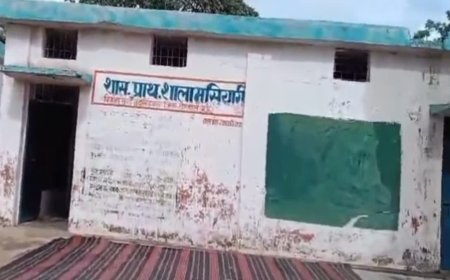 शहडोल न्यूज़: बच्चों से सफाई कराने पर टीचर बोली- 'जाओ वीडियो वायरल कर दो'