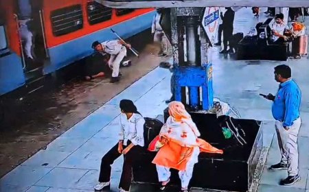 इटारसी में प्रधान आरक्षक राकेश सिंह तोमर ने दिखाई बहादुरी; मौत के मुंह से खींचा बाहर, देखें पूरा घटनाक्रम