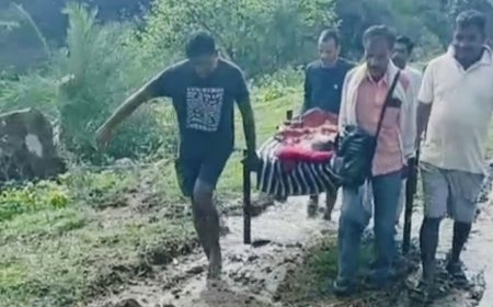 मंत्री प्रतिमा बागरी के क्षेत्र में सड़कों का बुरा हाल; एंबुलेंस न पहुंचने पर ग्रामीणों ने उठाया बड़ा कदम