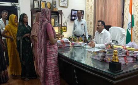 खुद को भगवान बताकर सामुदायिक भवन तोड़ने की धमकी, परेशान ग्रामीणों का कलेक्टर को ज्ञापन