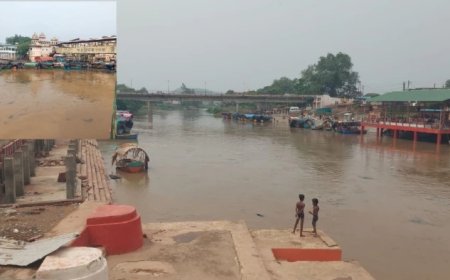 चित्रकूट में भारी बारिश का असर; 4 फीट बढ़ा जलस्तर, घाटों पर सुरक्षा व्यवस्था सख्त
