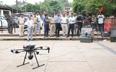 सिंहस्थ महाकुंभ की सुरक्षा होगी हाईटेक, शिप्रा तट पर आधुनिक ड्रोन कैमरों का सफल लाइव डेमो