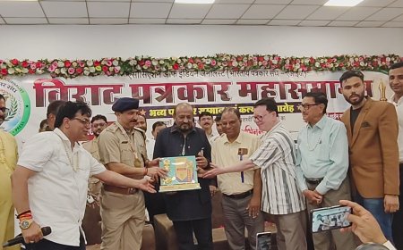 जोबट में उमड़ा पत्रकारों का महासागर : एआईजे का 600वाँ विराट पत्रकार महासमागम एवं पत्रकार कल्याण समारोह ऐतिहासिक रूप से संपन्न