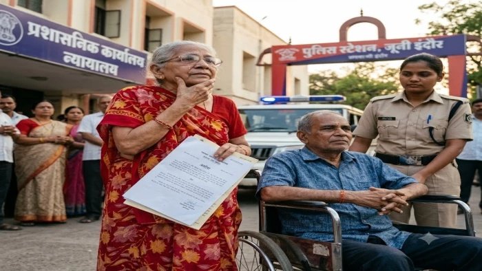 केयरटेकर ने बुजुर्ग मां और लकवाग्रस्त बेटे को घर से निकाला, फर्जी शादी का प्रमाण-पत्र बनवाकर किया था कब्जा