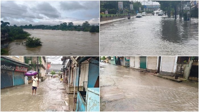रीवा और मऊगंज में 9 घंटे से लगातार मूसलाधार बारिश, नदियां उफान पर और कई इलाकों में बाढ़ जैसे हालात