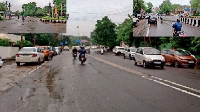 भोपाल में पीडब्ल्यूडी का बड़ा खेल, 74 लाख के बजट में कागजों पर बना डिवाइडर और जमीन पर काम अधूरा