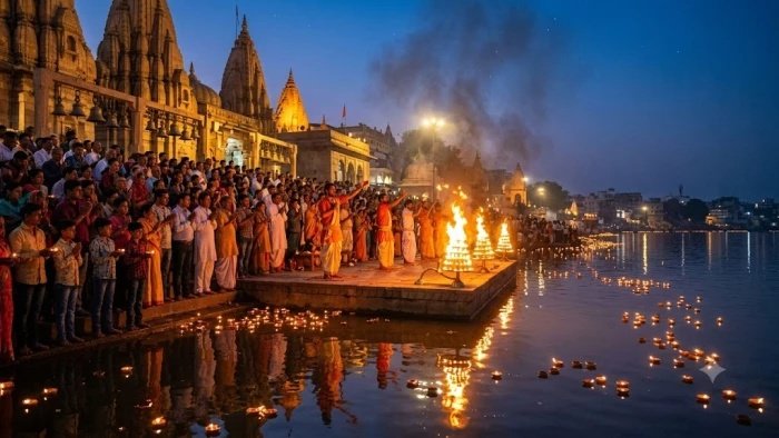रामघाट पर शिप्रा आरती को लेकर प्रशासन और तीर्थ पुरोहित आमने-सामने, महाकाल बटुकों ने की आरती