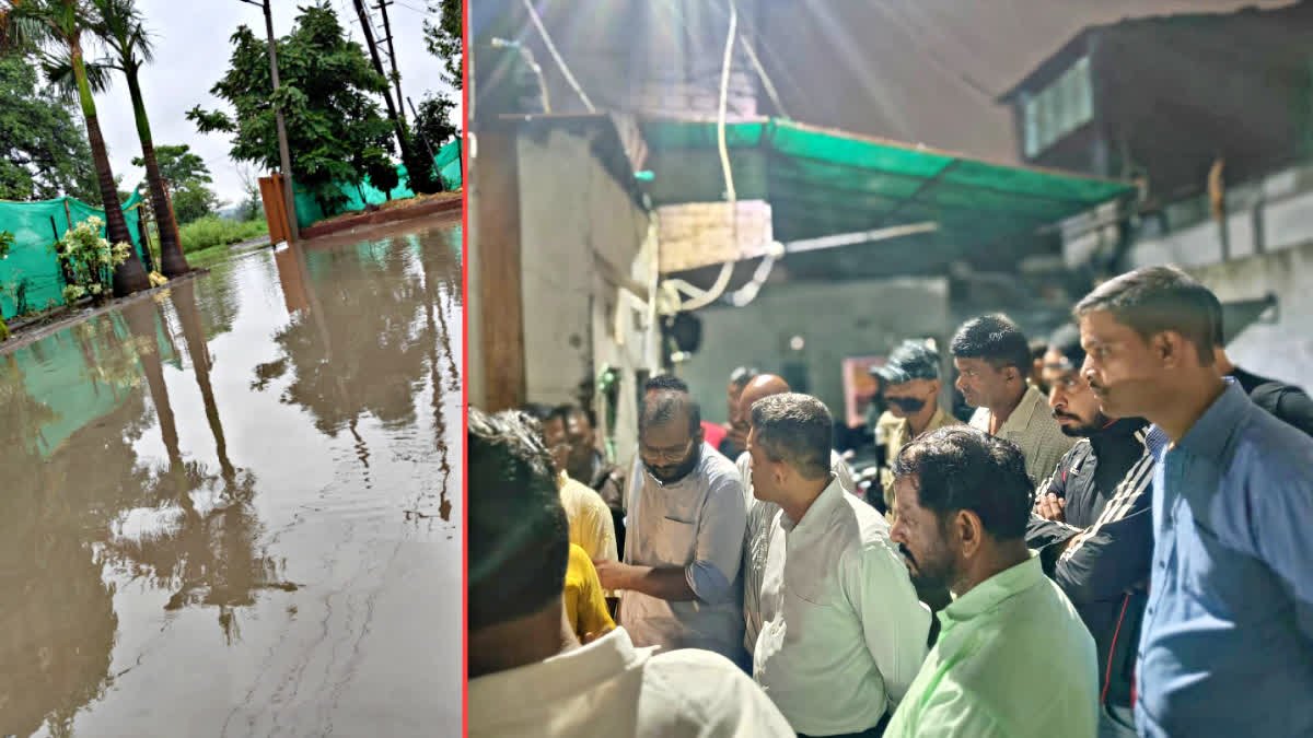 राजधानी में भारी बारिश से बिगड़े हालात, 7 इंच पानी गिरने के बाद कलेक्टर प्रियंक मिश्रा पहुंचे बाणगंगा