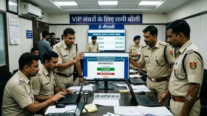 इंदौर आरटीओ में फैंसी नंबरों की नीलामी का बना रिकॉर्ड, 58 मिनट चली एक्स्ट्रा बोली