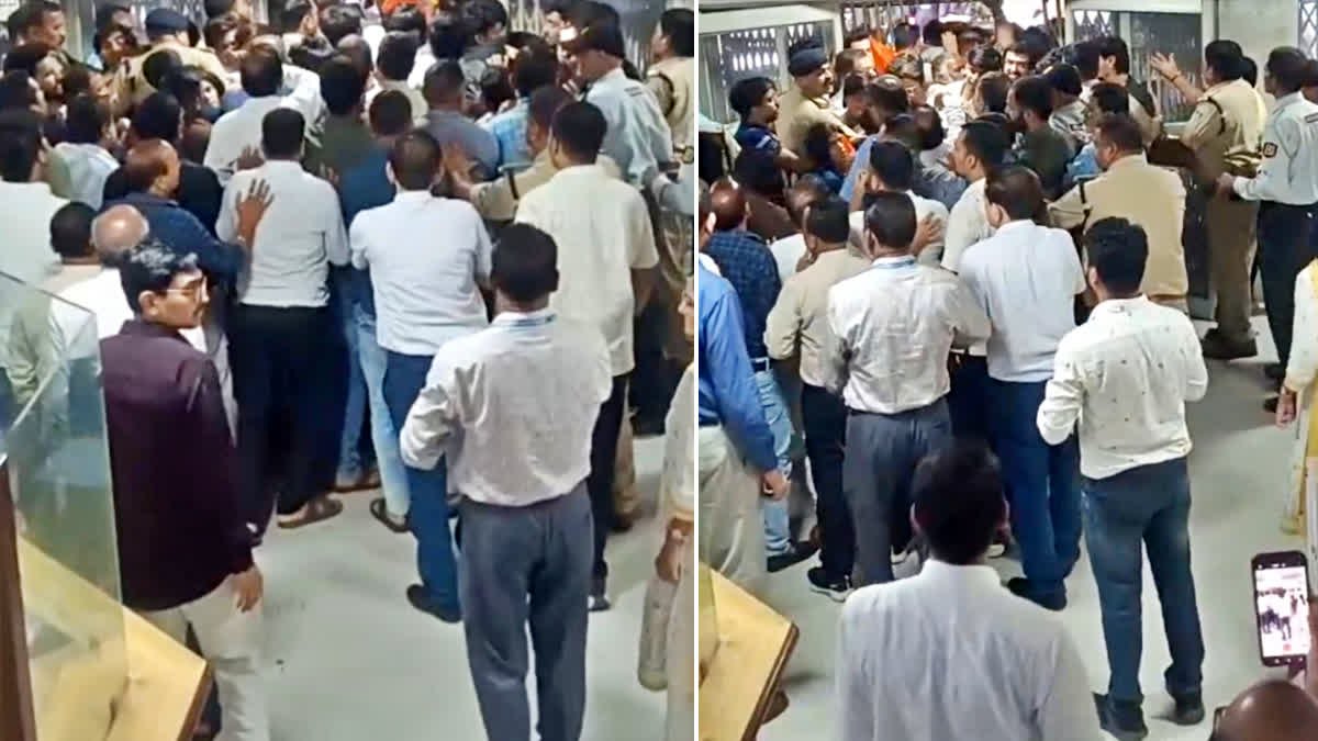 वर्ग-3 शिक्षक भर्ती कटऑफ विवाद पर DPI के बाहर जोरदार हंगामा, एबीवीपी और छात्र नेताओं में तनातनी
