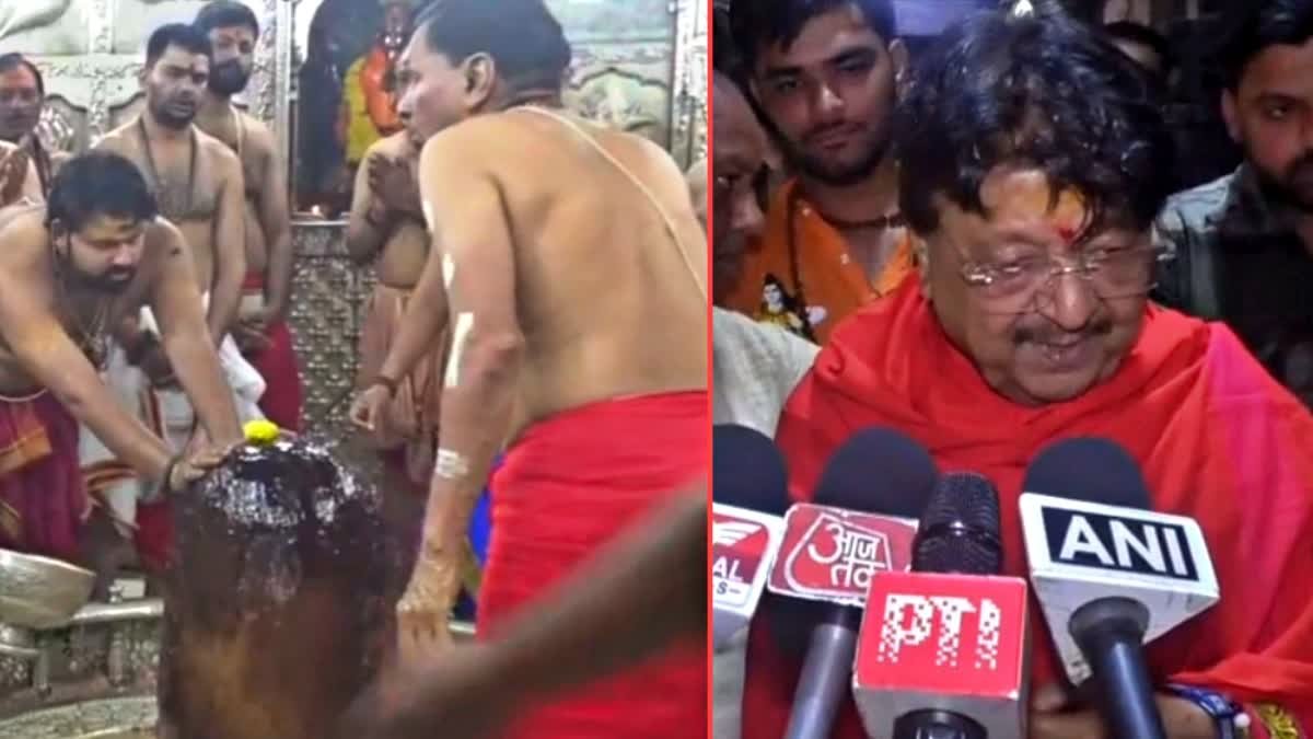 बारिश और सूखे के संकट को लेकर मंत्री कैलाश विजयवर्गीय ने महाकाल के दरबार में लगाई अर्जी