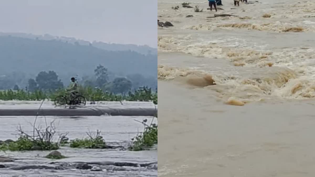 रील के चक्कर में जान जोखिम में डाल रहा युवक, उमरार डैम के बेस्टवेयर पर चलाई साइकिल