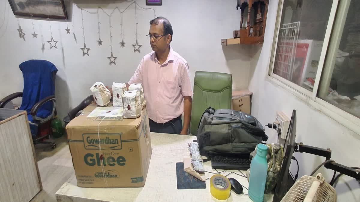 सागर में मिलावटखोरों पर प्रशासन का शिकंजा, पशु चिकित्सालय में पकड़ाया नकली घी