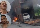 सिवनी में सीएनजी कारों से भरे कंटेनर में लगी भीषण आग, एनएच-44 पर 4 घंटे तक जाम रहा यातायात