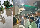 राजधानी में भारी बारिश से बिगड़े हालात, 7 इंच पानी गिरने के बाद कलेक्टर प्रियंक मिश्रा पहुंचे बाणगंगा