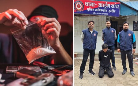 राजस्थान से एमडी ड्रग्स की तस्करी करने वाला तस्कर गिरफ्तार, 25 लाख का माल बरामद