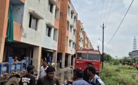 रतलाम डोसीगांव मल्टी में ईडब्ल्यूएस आवास खाली कराने पर हंगामा, कांग्रेस नेता पारस सकलेचा की तबीयत बिगड़ी