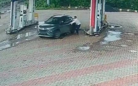 कोलारस के पेट्रोल पंप पर 2100 रुपये के पेट्रोल की ठगी, बिना नंबर की कार लेकर फरार हुआ चालक