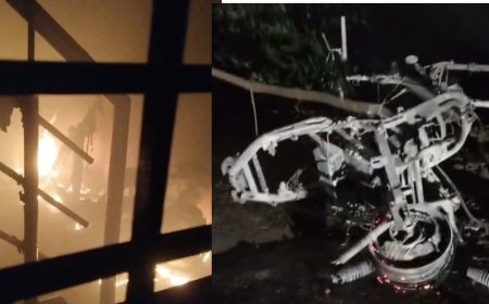 रतलाम में चार्जिंग के दौरान ई-स्कूटी में जोरदार धमाका, घर में लगी आग से मां और दो बेटियां झुलस गईं
