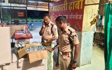 ढाबों पर बीयर और हार्ड लिकर का अवैध स्टॉक बरामद, थानों को बिना सूचना दिए की गई औचक छापेमारी