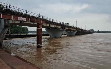 मंडला के माहिष्मती घाट पर बच्चों ने की नर्मदा सेवा, जलस्तर घटने के बाद हाथों से साफ की सीढ़ियां