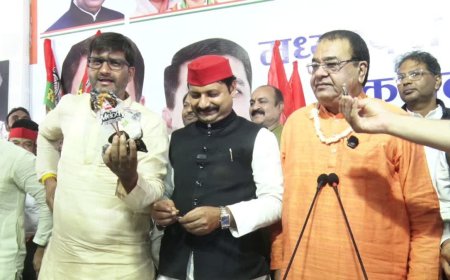 दतिया उपचुनाव में कांग्रेस की शानदार जीत के बाद पीसीसी ऑफिस में जश्न, नेताओं ने बांटी मेलोडी टॉफी