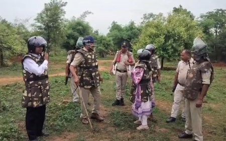 मैहर में वन विभाग की जमीन पर अवैध कब्जा हटाने गई पुलिस और प्रशासन की टीम पर ग्रामीणों का पथराव