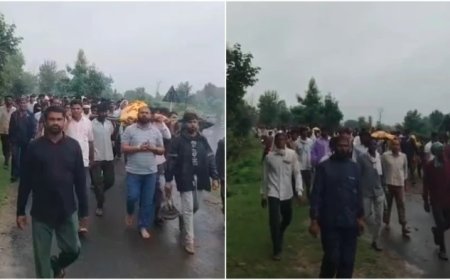 राजगढ़ हादसे में एक ही परिवार के 9 लोगों की मौत, धांसड़ गांव में हुआ गमगीन माहौल में अंतिम संस्कार