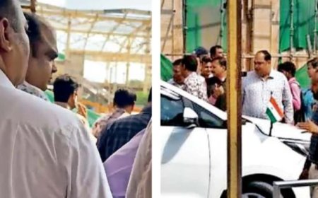 मेडिकल लीव पर हैं पूर्व सीएमएचओ डॉ. सचिन श्रीवास्तव, लेकिन स्वास्थ्य मंत्री के स्वागत में रेलवे स्टेशन पर आए नजर