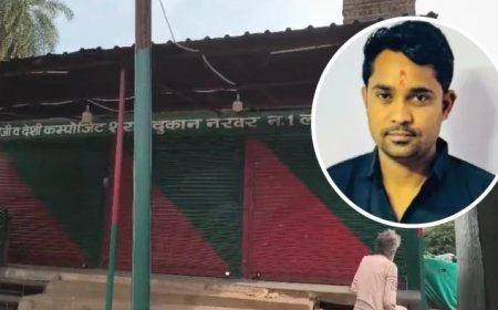 नरवर में शराब कंपनी के मैनेजर की गोली मारकर हत्या, कैशियर और कर्मचारी पर केस दर्ज