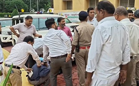 सूदखोरों के आतंक से तंग आकर युवक ने उठाया खौफनाक कदम, जिला अस्पताल में भर्ती