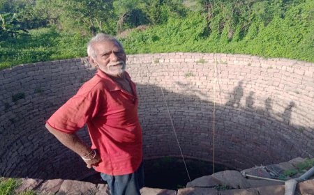 बिहार के दशरथ मांझी की तरह सागर के 71 वर्षीय अजब सिंह ने पत्नी के अपमान पर 7 साल में खोद डाला कुआं