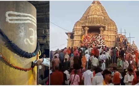 छतरपुर के मतंगेश्वर महादेव मंदिर का अनोखा रहस्य, हर साल बढ़ती है शिवलिंग की लंबाई
