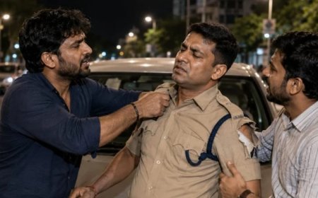 भोपाल में गश्त कर रही पुलिस टीम पर नशे में धुत जीजा-साले ने किया हमला, आरक्षक का चेहरा लहूलुहान