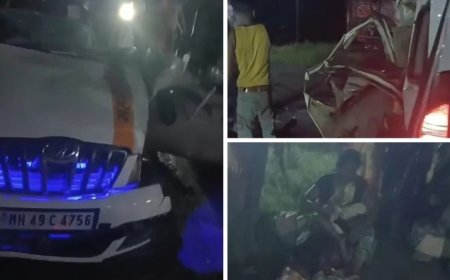 बैतूल-नागपुर नेशनल हाईवे पर दर्दनाक सड़क हादसा, ट्रक से टकराई कार, पति-पत्नी समेत 3 की मौत