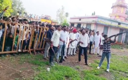 बंदूकधारियों के निशाने के बाद शुरू होता है भुजरियों का विसर्जन, झूकरजोगी गांव की परंपरा देख रह जाएंगे हैरान