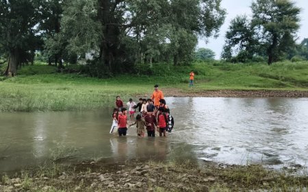 विदिशा के स्कूली बच्चों के लिए बड़ी राहत, नाला पार करने की मजबूरी खत्म, अब घर पर ही लगेगी क्लास