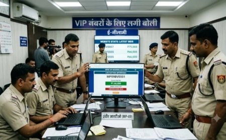 इंदौर आरटीओ में फैंसी नंबरों की नीलामी का बना रिकॉर्ड, 58 मिनट चली एक्स्ट्रा बोली