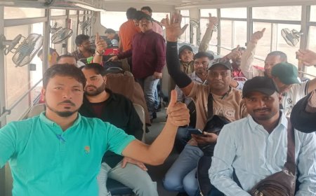 3 महीने तक सीमित राशन में जीने को मजबूर थे कामगार, अब सुरक्षित स्वदेश लौटने पर मिली राहत